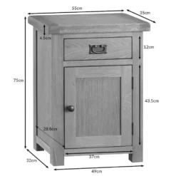 Winchester Oak Small Cupboard -Furniture Specialty Store scup