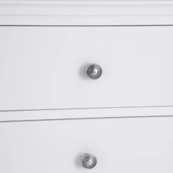 Florence White Painted Chest Of 3 Drawers -Furniture Specialty Store sw 3dc w 10