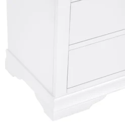 Florence White Painted Chest Of 3 Drawers -Furniture Specialty Store sw 3dc w 5