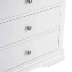 Florence White Painted Chest Of 3 Drawers -Furniture Specialty Store sw 3dc w 6