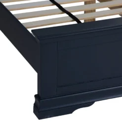 Florence Midnight Grey Painted Double Bed Frame -Furniture Specialty Store sw 46 mg 1