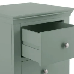 Florence Sage Green Painted 5 Drawer Tallboy 13 Florence Sage Green Painted 5 Drawer Tallboy -Furniture Specialty Store sw 5dn2 cg 3