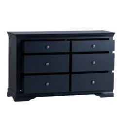 Florence Midnight Grey Painted 6 Drawer Chest -Furniture Specialty Store sw 6dc mg 2
