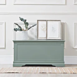 Florence Sage Green Painted Blanket Box