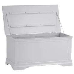 Florence Grey Painted Blanket Box -Furniture Specialty Store sw bb grey 2