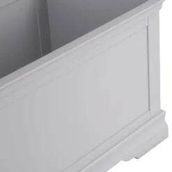 Florence Grey Painted Blanket Box -Furniture Specialty Store sw bb grey 4