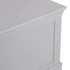 Florence Grey Painted Blanket Box -Furniture Specialty Store sw bb grey 9