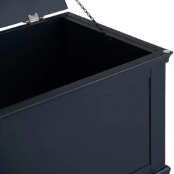 Florence Midnight Grey Painted Blanket Box -Furniture Specialty Store sw bb mg 5