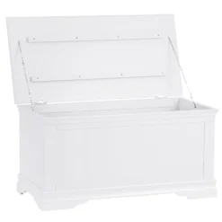 Florence White Painted Blanket Box -Furniture Specialty Store sw bb w 2