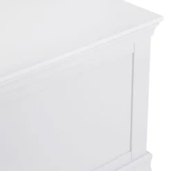 Florence White Painted Blanket Box -Furniture Specialty Store sw bb w 9