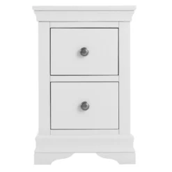 Florence White Painted Bedside Table -Furniture Specialty Store sw bsc white 2