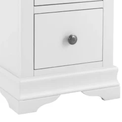 Florence White Painted Bedside Table -Furniture Specialty Store sw bsc white 8