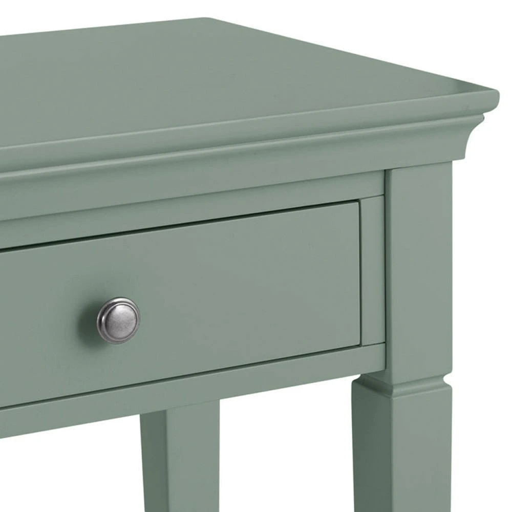 Florence Sage Green Painted Dressing Table 7 Florence Sage Green Painted Dressing Table - Image 7