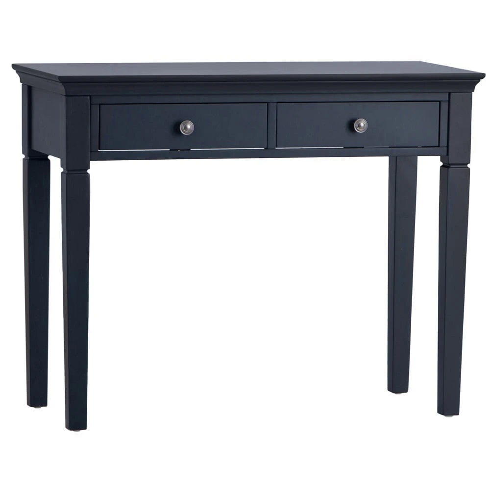 Florence Midnight Grey Painted Dressing Table 2 Florence Midnight Grey Painted Dressing Table - Image 2