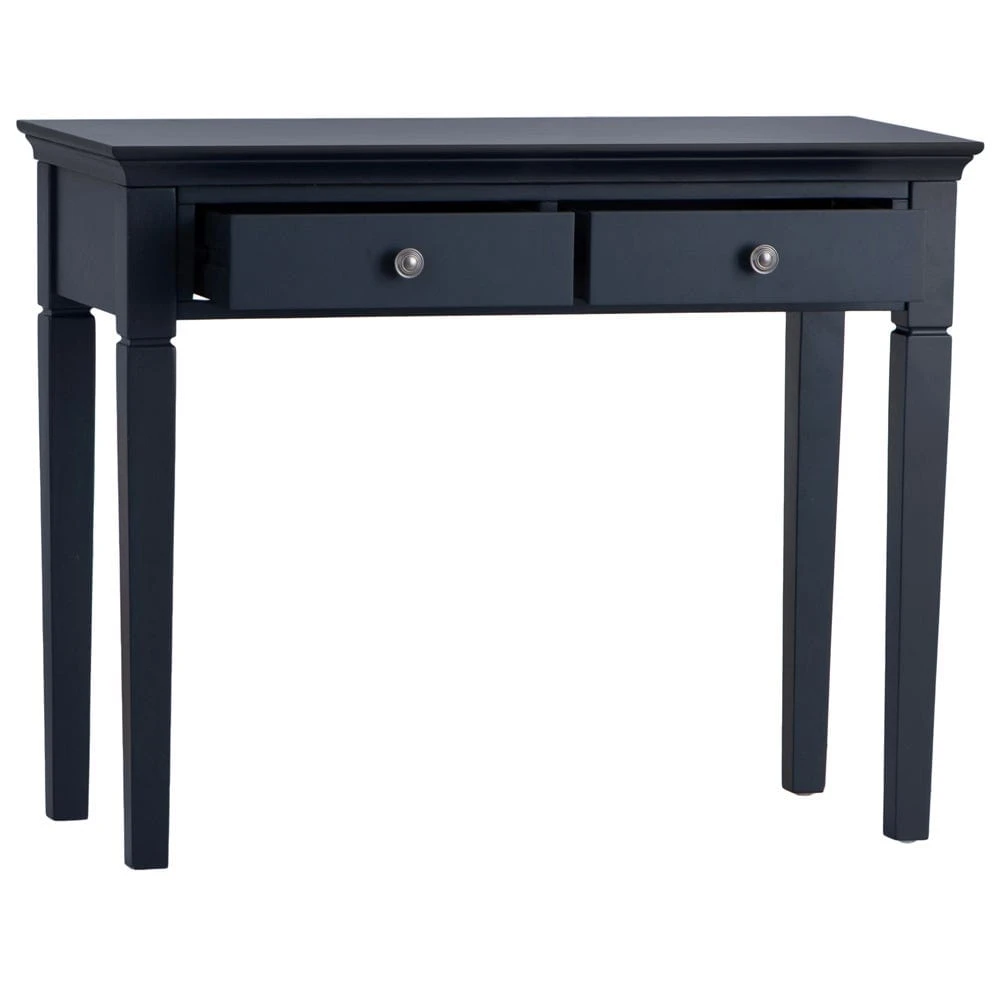 Florence Midnight Grey Painted Dressing Table 3 Florence Midnight Grey Painted Dressing Table - Image 3