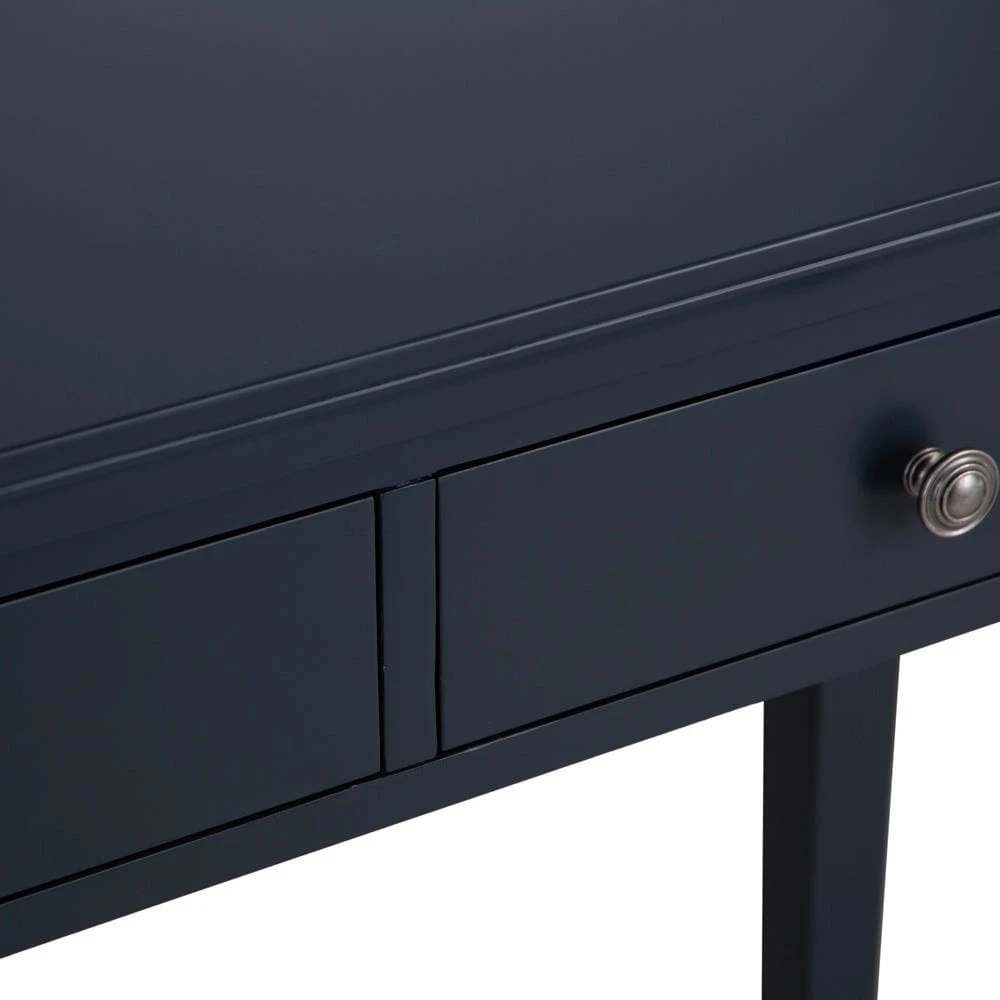 Florence Midnight Grey Painted Dressing Table 5 Florence Midnight Grey Painted Dressing Table - Image 5