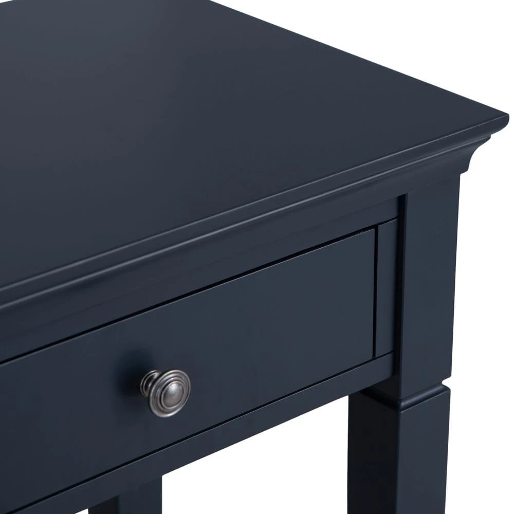 Florence Midnight Grey Painted Dressing Table 4 Florence Midnight Grey Painted Dressing Table - Image 4