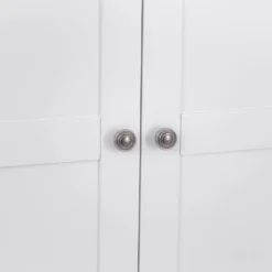 Florence White Painted Double Wardrobe -Furniture Specialty Store sw fhr w 6