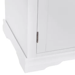 Florence White Painted Double Wardrobe -Furniture Specialty Store sw fhr w 7