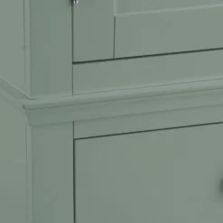 Florence Sage Green Painted 2 Door Wardrobe With Drawers -Furniture Specialty Store sw gwr cg2 9 7