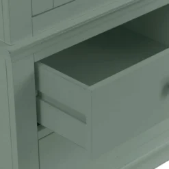 Florence Sage Green Painted 2 Door Wardrobe With Drawers -Furniture Specialty Store sw gwr cg2 9 9