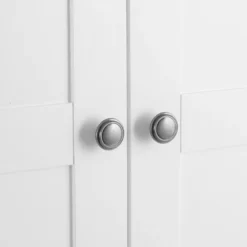 Florence White Painted 2 Door Wardrobe With Drawers -Furniture Specialty Store sw gwr white 5