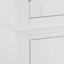 Florence White Painted 2 Door Wardrobe With Drawers -Furniture Specialty Store sw gwr white 6