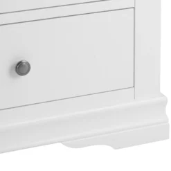 Florence White Painted 2 Door Wardrobe With Drawers -Furniture Specialty Store sw gwr white 9