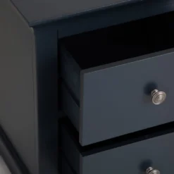 Florence Midnight Grey Painted Large Bedside Cabinet -Furniture Specialty Store sw lbsc mg 2