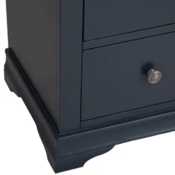 Florence Midnight Grey Painted Large Bedside Cabinet -Furniture Specialty Store sw lbsc mg 4