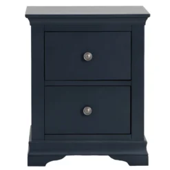 Florence Midnight Grey Painted Large Bedside Cabinet -Furniture Specialty Store sw lbsc mg 8