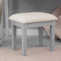 Florence Grey Painted Dressing Stool