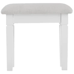 Florence White Painted Dressing Stool -Furniture Specialty Store sw st white 2