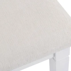 Florence White Painted Dressing Stool -Furniture Specialty Store sw st white 5