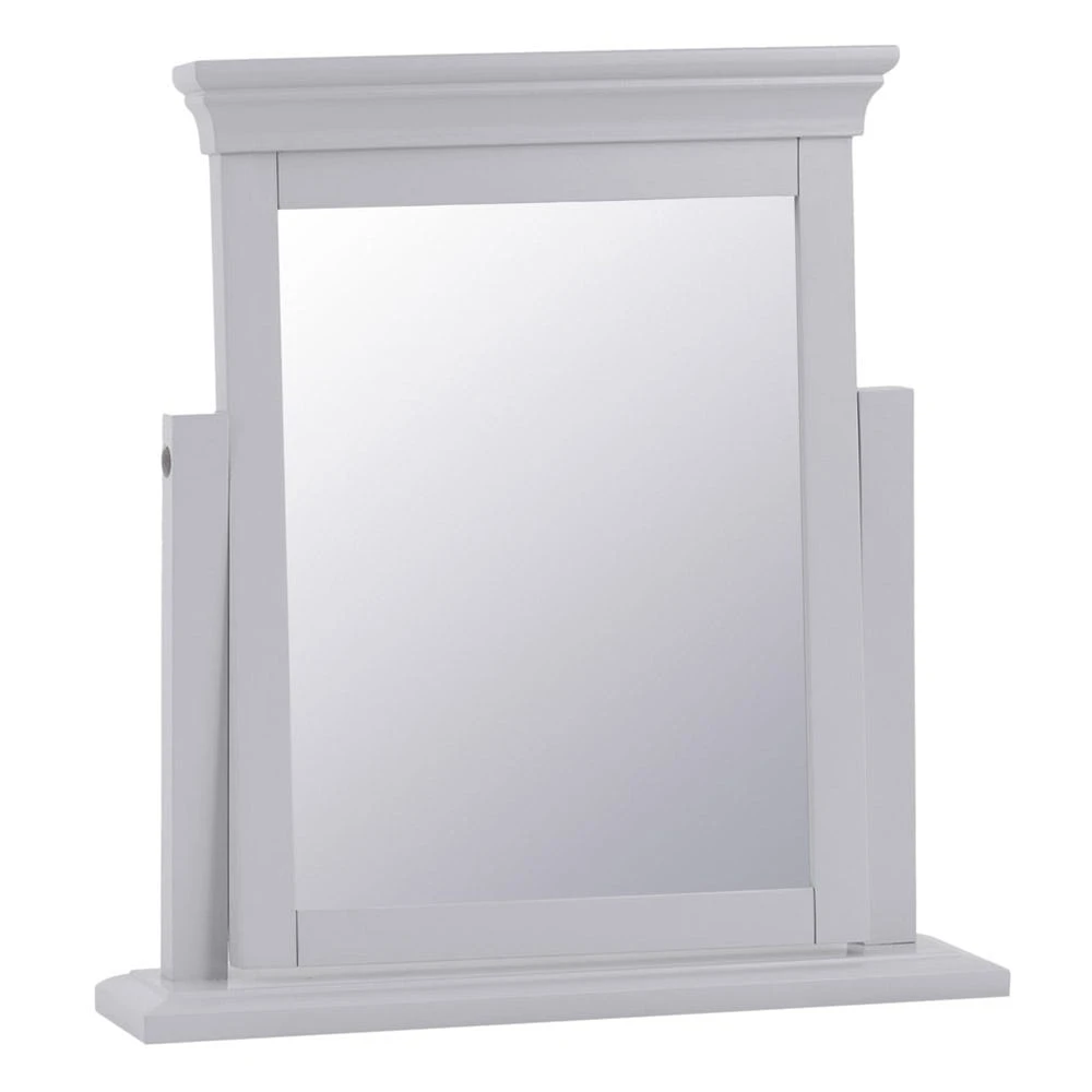 Florence Grey Painted Vanity Mirror 2 Florence Grey Painted Vanity Mirror - Image 2