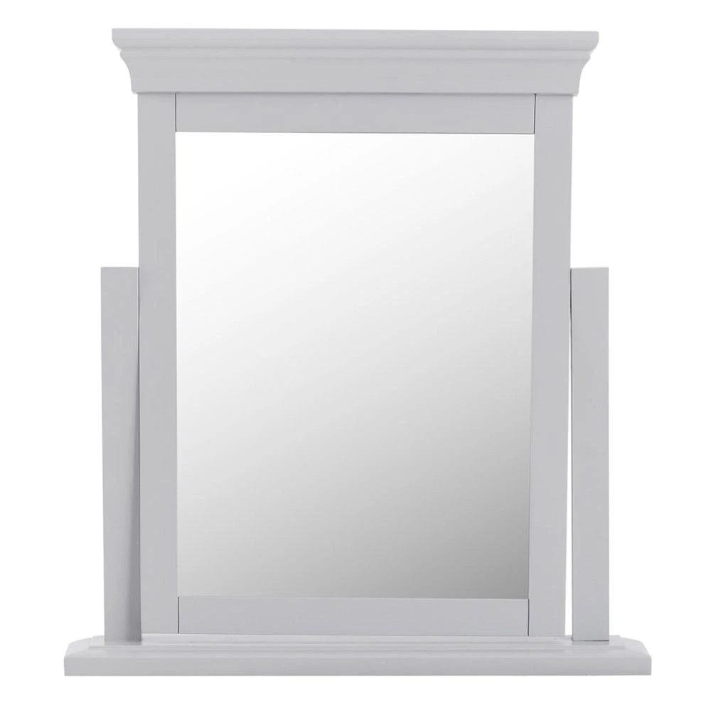 Florence Grey Painted Vanity Mirror 7 Florence Grey Painted Vanity Mirror - Image 7
