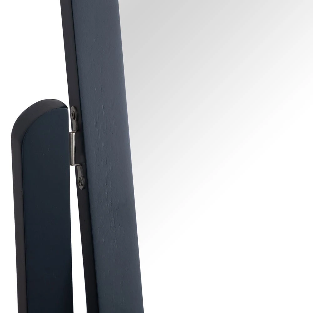 Florence Midnight Grey Painted Vanity Mirror 3 Florence Midnight Grey Painted Vanity Mirror - Image 3