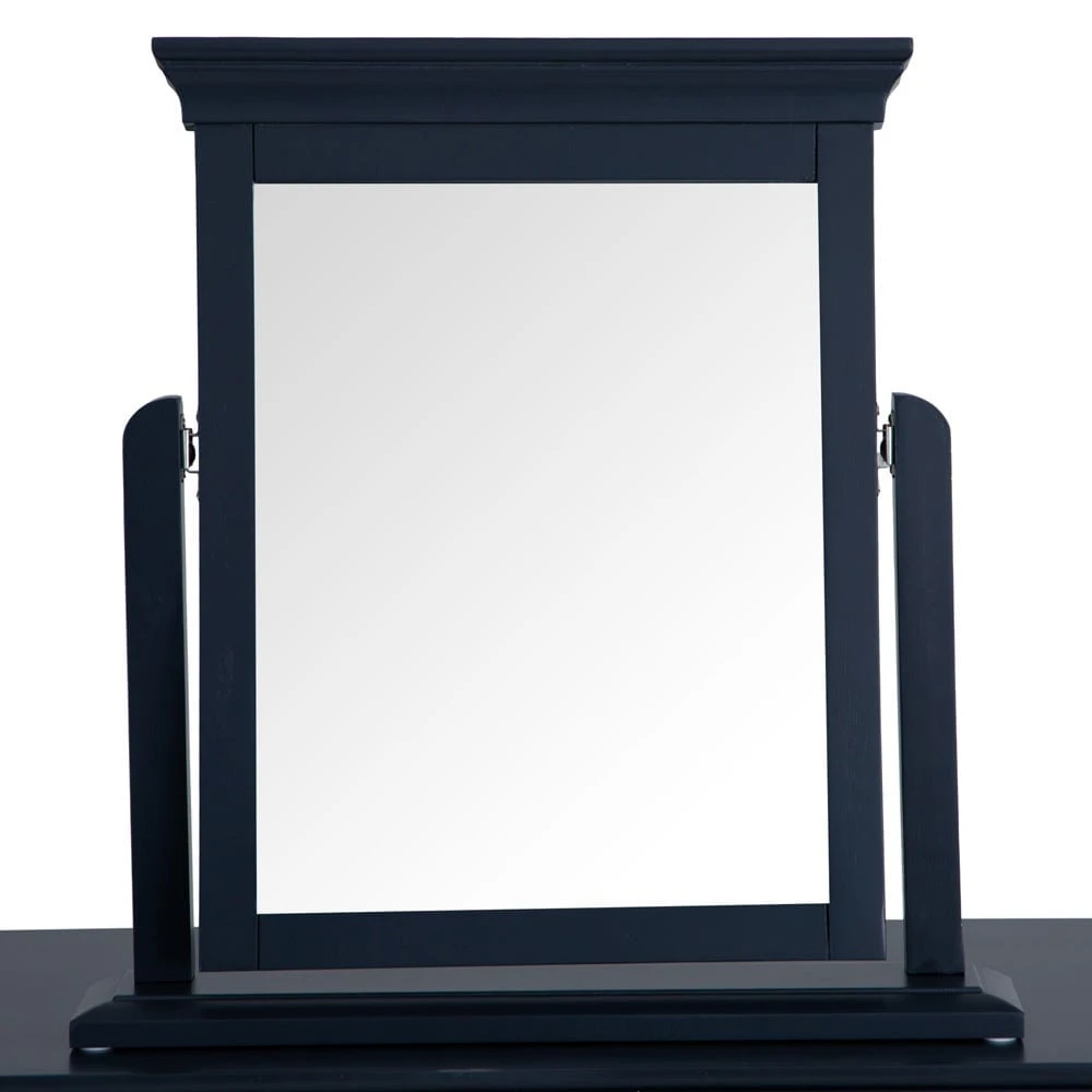 Florence Midnight Grey Painted Vanity Mirror 7 Florence Midnight Grey Painted Vanity Mirror - Image 7