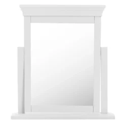 Florence White Painted Vanity Mirror -Furniture Specialty Store sw tm white 2