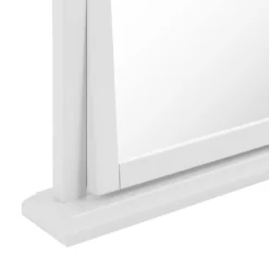 Florence White Painted Vanity Mirror -Furniture Specialty Store sw tm white 3