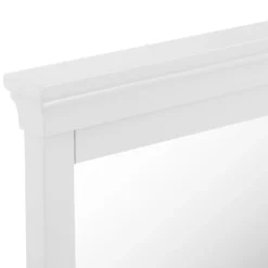 Florence White Painted Vanity Mirror -Furniture Specialty Store sw tm white 4