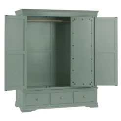 Florence Sage Green Painted 3 Door Wardrobe With Mirror 13 Florence Sage Green Painted 3 Door Wardrobe With Mirror -Furniture Specialty Store sw twr cg2 8 5