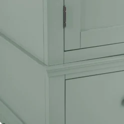 Florence Sage Green Painted 3 Door Wardrobe With Mirror 17 Florence Sage Green Painted 3 Door Wardrobe With Mirror -Furniture Specialty Store sw twr cg2 8 7