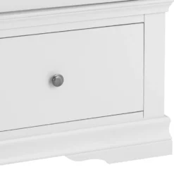 Florence White Painted 3 Door Wardrobe With Mirror -Furniture Specialty Store sw twr white 7