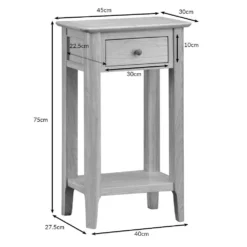 Bergen Oak Telephone Table -Furniture Specialty Store tel 4
