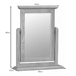 Bergen Oak Vanity Mirror 9 Bergen Oak Vanity Mirror -Furniture Specialty Store tm 2