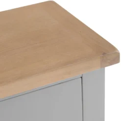 Suffolk Grey Painted Oak Chest Of 3 Drawers -Furniture Specialty Store tt 3dc grey 1