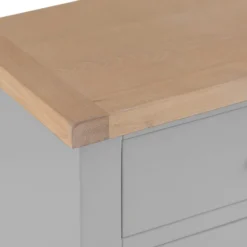 Suffolk Grey Painted Oak Chest Of 3 Drawers -Furniture Specialty Store tt 3dc grey 8