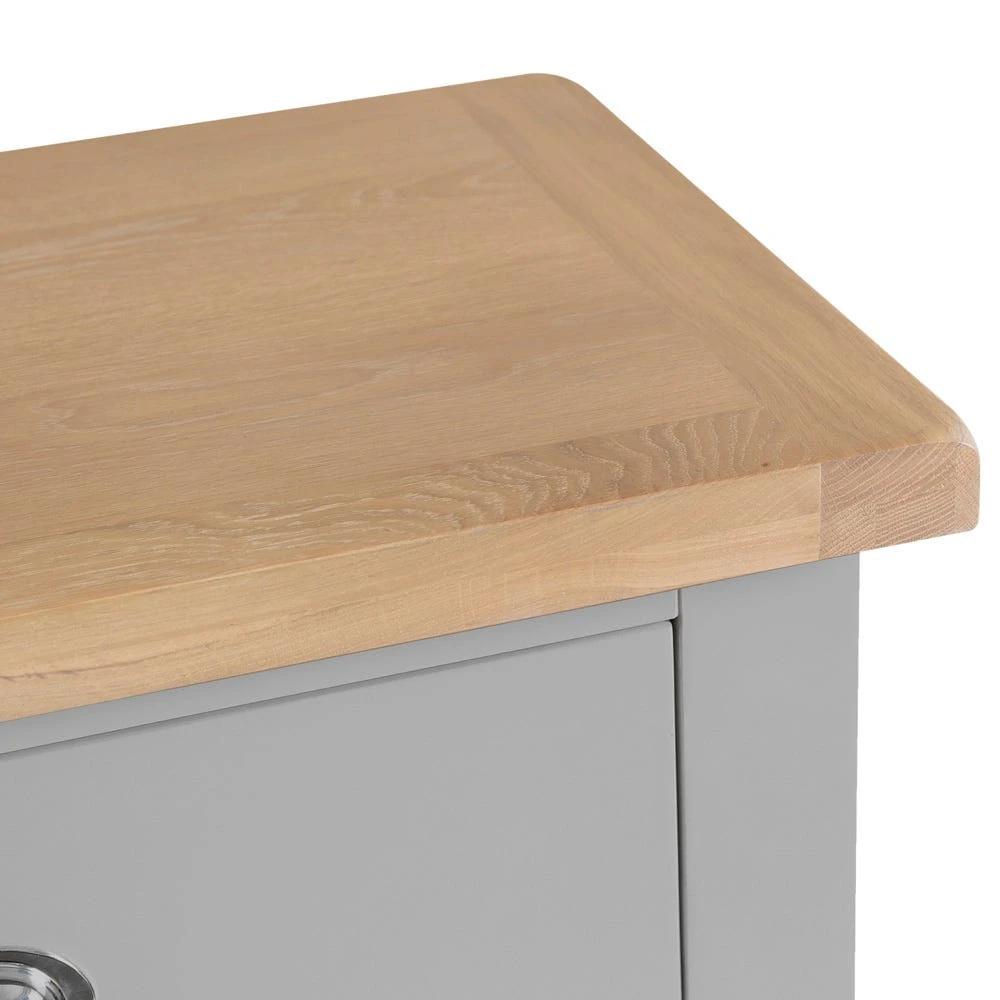 Suffolk Grey Painted Oak Chest Of 6 Drawers 1 Suffolk Grey Painted Oak Chest Of 6 Drawers