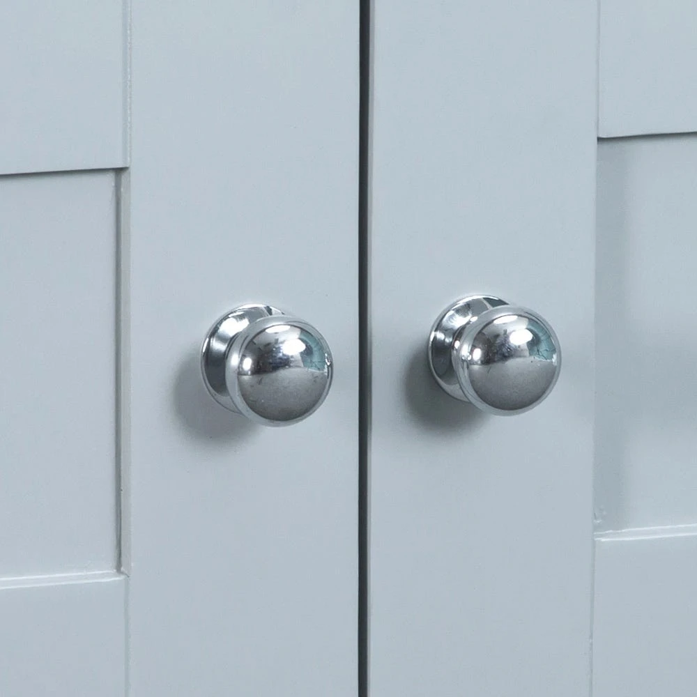 Suffolk Grey Painted Oak Corner TV Unit 4 Suffolk Grey Painted Oak Corner TV Unit - Image 4